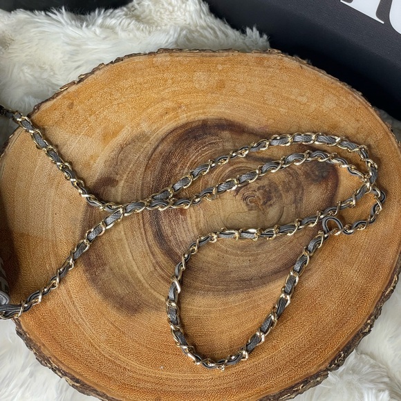 Bebe Monogrammed Black and Gray Crossbody Bag - Picture 10 of 10